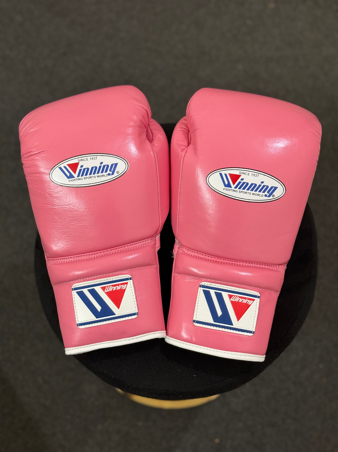 Custom Handmade Pink Pro Elite Boxing Gloves | Winnings | Personalise your name | 100% Pure Leather | Best Choice for Fighters