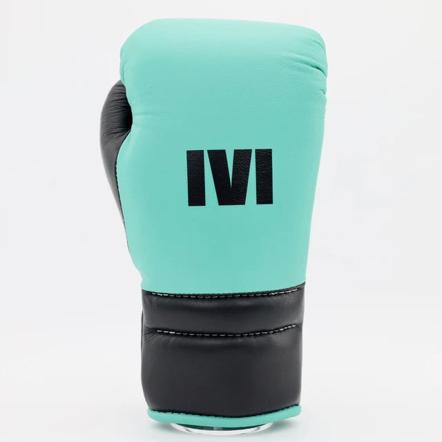 1v1 PTE Lace Up Training Gloves - Tiffany Green / Black