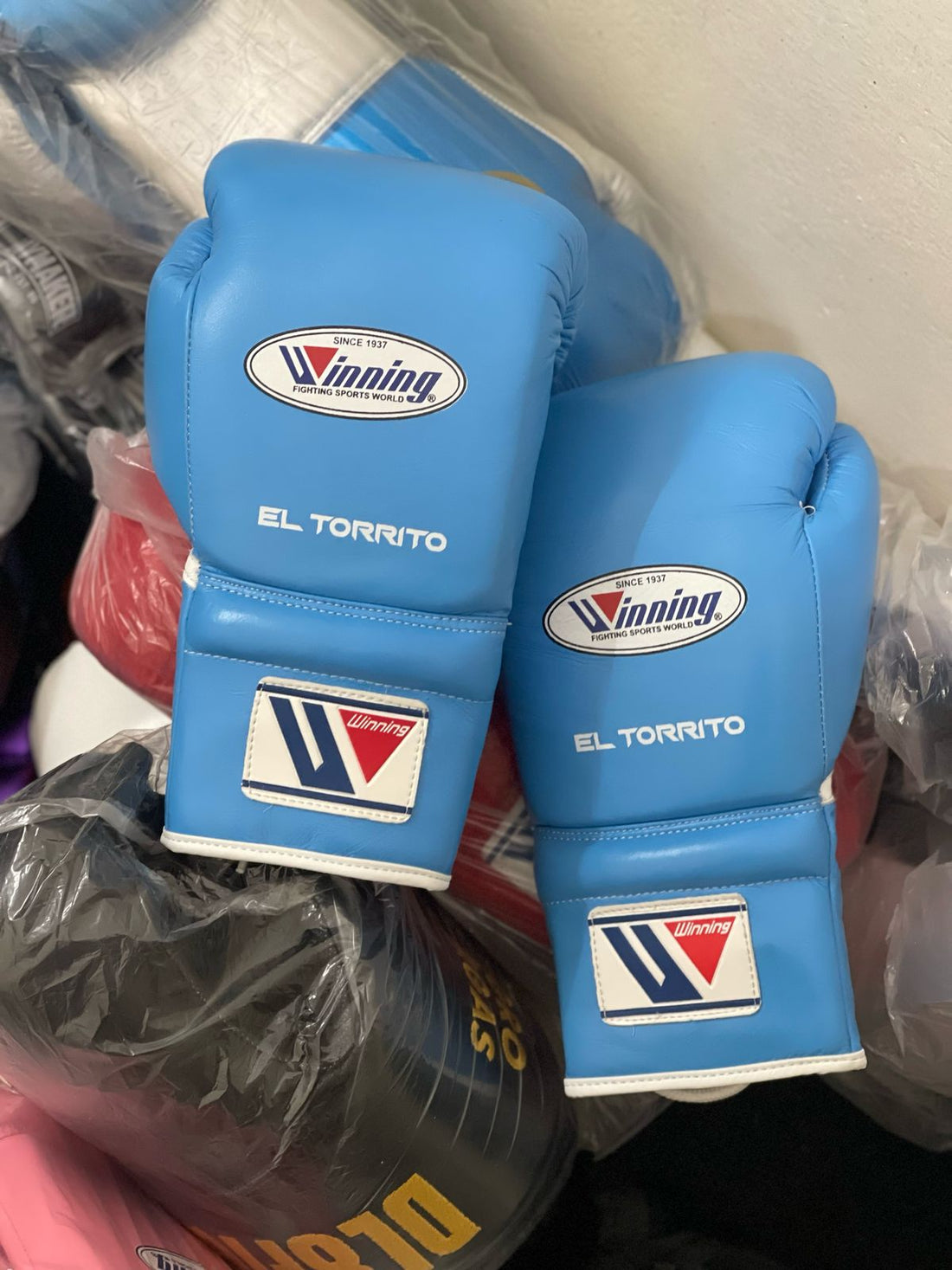 Sky Blue | Handmade Boxing Sparring Kit | Winning | Premium Quality | Personalise Your Name | Flat 50% OFF