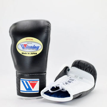 Winning Pro Fight Gloves - Black / White