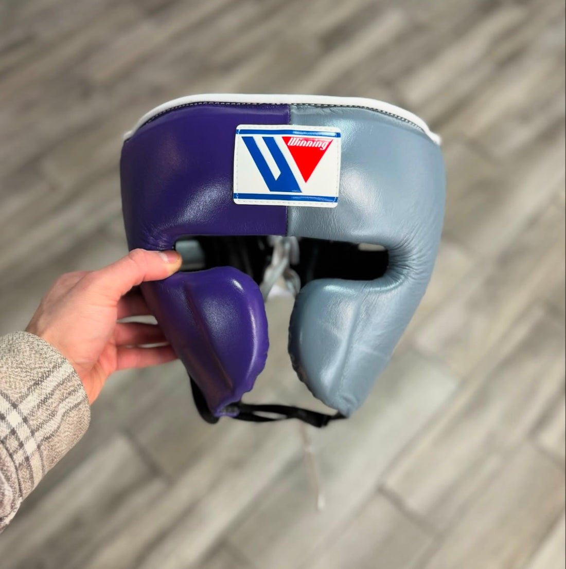 Grey, Purple & Black Custom Handmade Boxing Sparring Kit | Winning | Premium Quality | Personalise Your Name | Flat 50% OFF