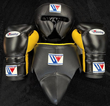 2 Tone Custom Handmade Boxing Sparring Kit | Winning | Premium Quality | Personalise Your Name | Flat 50% OFF