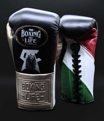 Canelo Edition Fight Gloves - No Boxing No Life Custom Handmade Boxing Gloves - Canelo vs Crawford