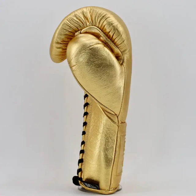 No Boxing No Life Training Gloves - Metallic Gold