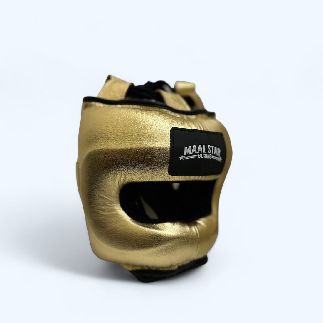 Metallic Gold Headgear | 100% Leather | Adjustable | Available in Multiple Sizes
