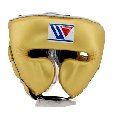 Winning Cheek Protector Headgear - Metallic Gold