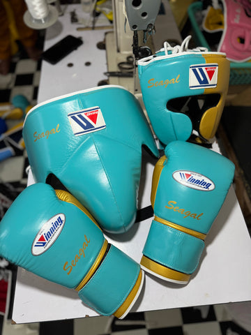 Winning - green / gold sparring set