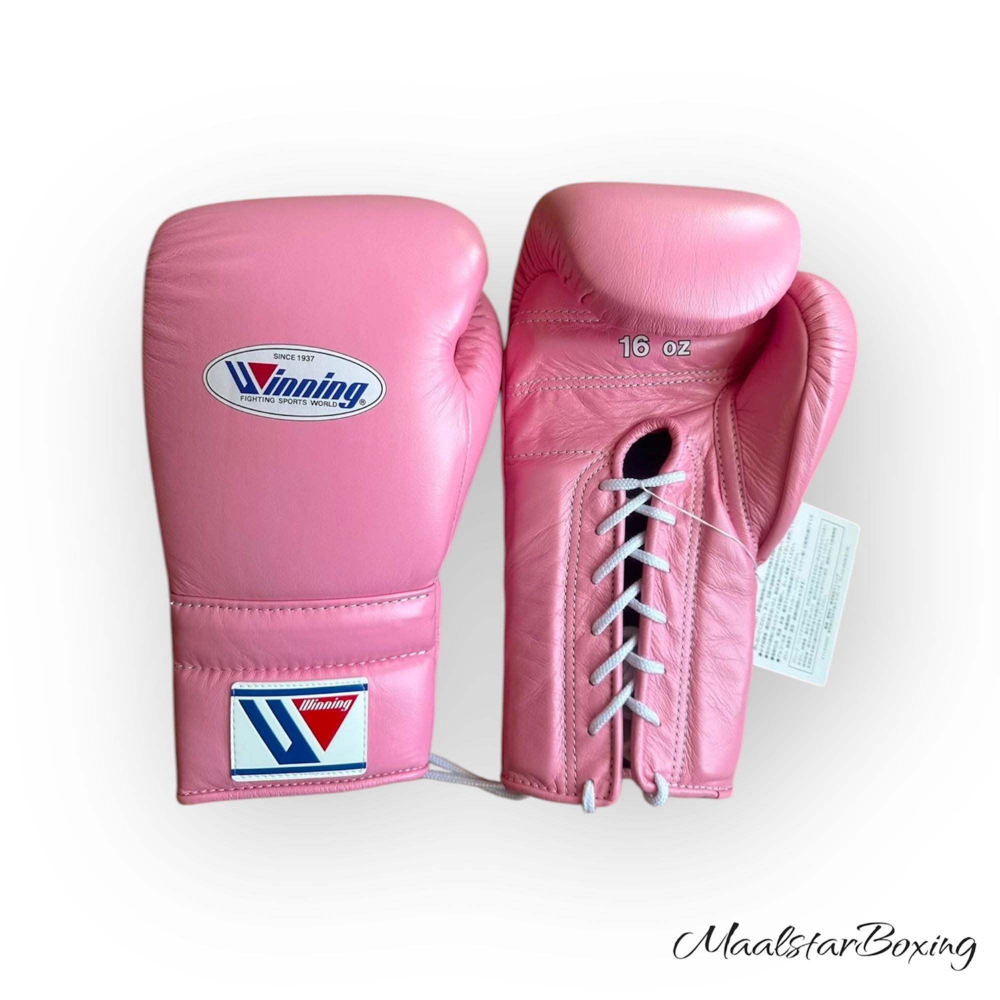 Pink Pro Elite Boxing Gloves | Winnings | Personalise your name | 100% Pure Leather | Best Choice for Fighters | FLAT 50OFF