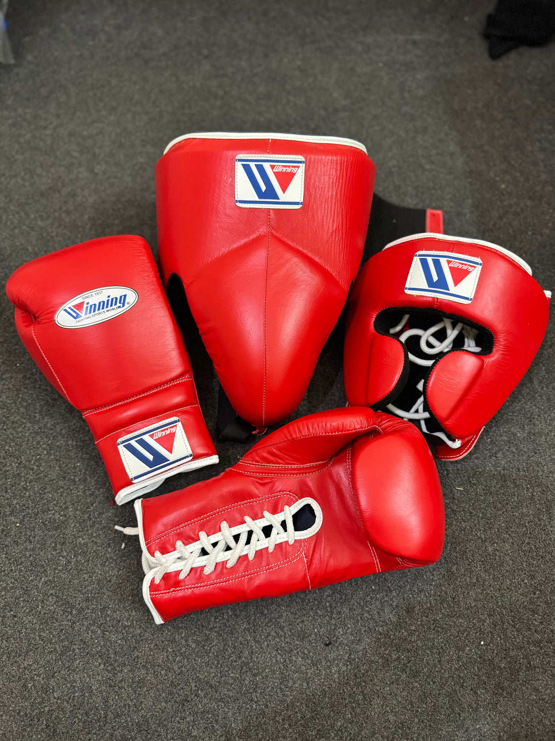 Full Red Custom Handmade Boxing Sparring Kit | Winning | Premium Quality | Personalise Your Name | Flat 50% OFF
