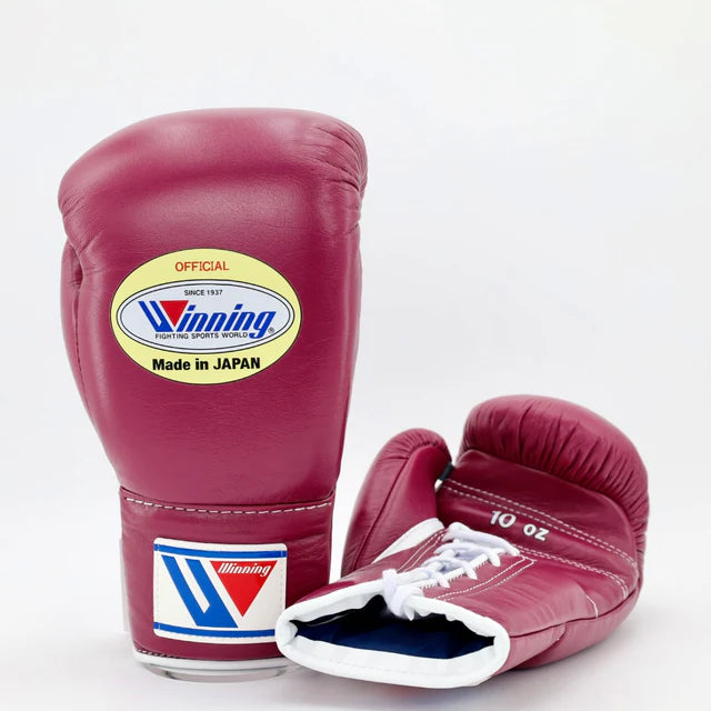 Winning Pro Fight Gloves - burgundy