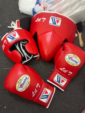 Pure Red | Handmade Boxing Sparring Kit | Winning | Premium Quality | Personalise Your Name | Flat 50% OFF