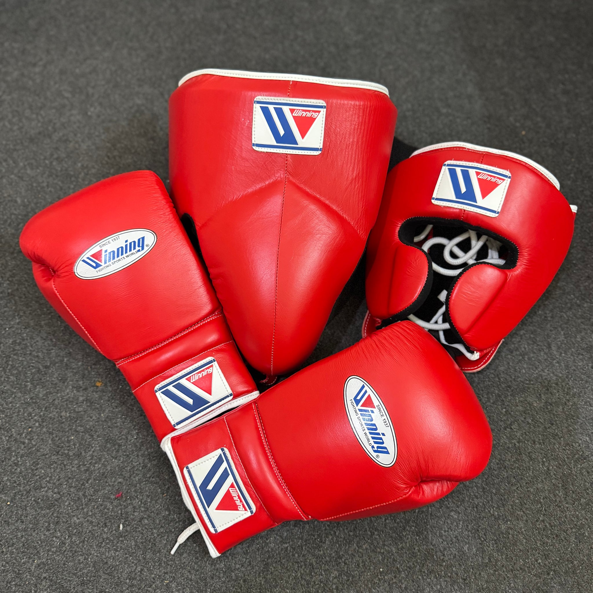 Full Red Custom Handmade Boxing Sparring Kit | Winning | Premium Quality | Personalise Your Name | Flat 50% OFF