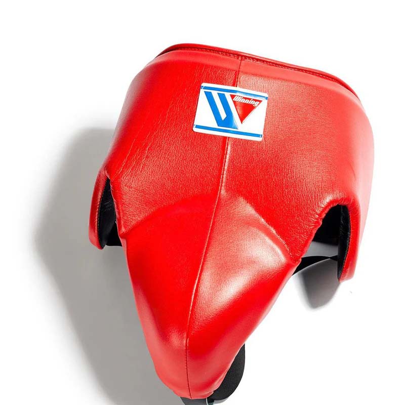 Full Red Groin Guard | 100% Leather | Winning | Premium Quality | Personalise your name |