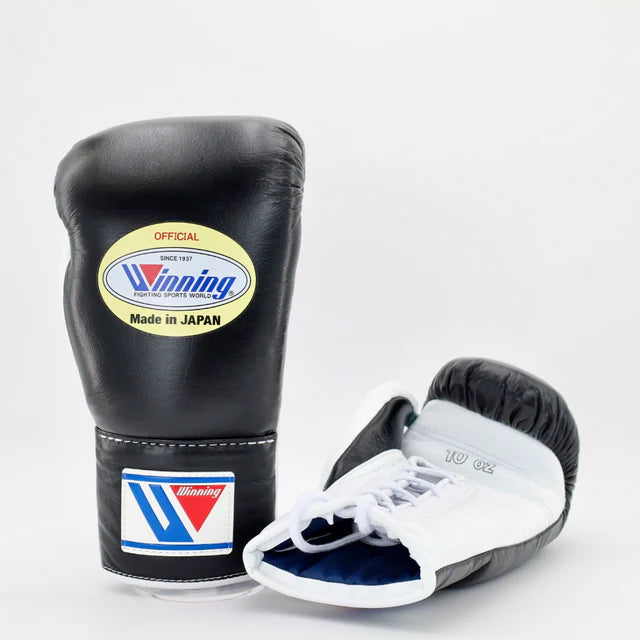 Winning Pro Fight Gloves - Black / White