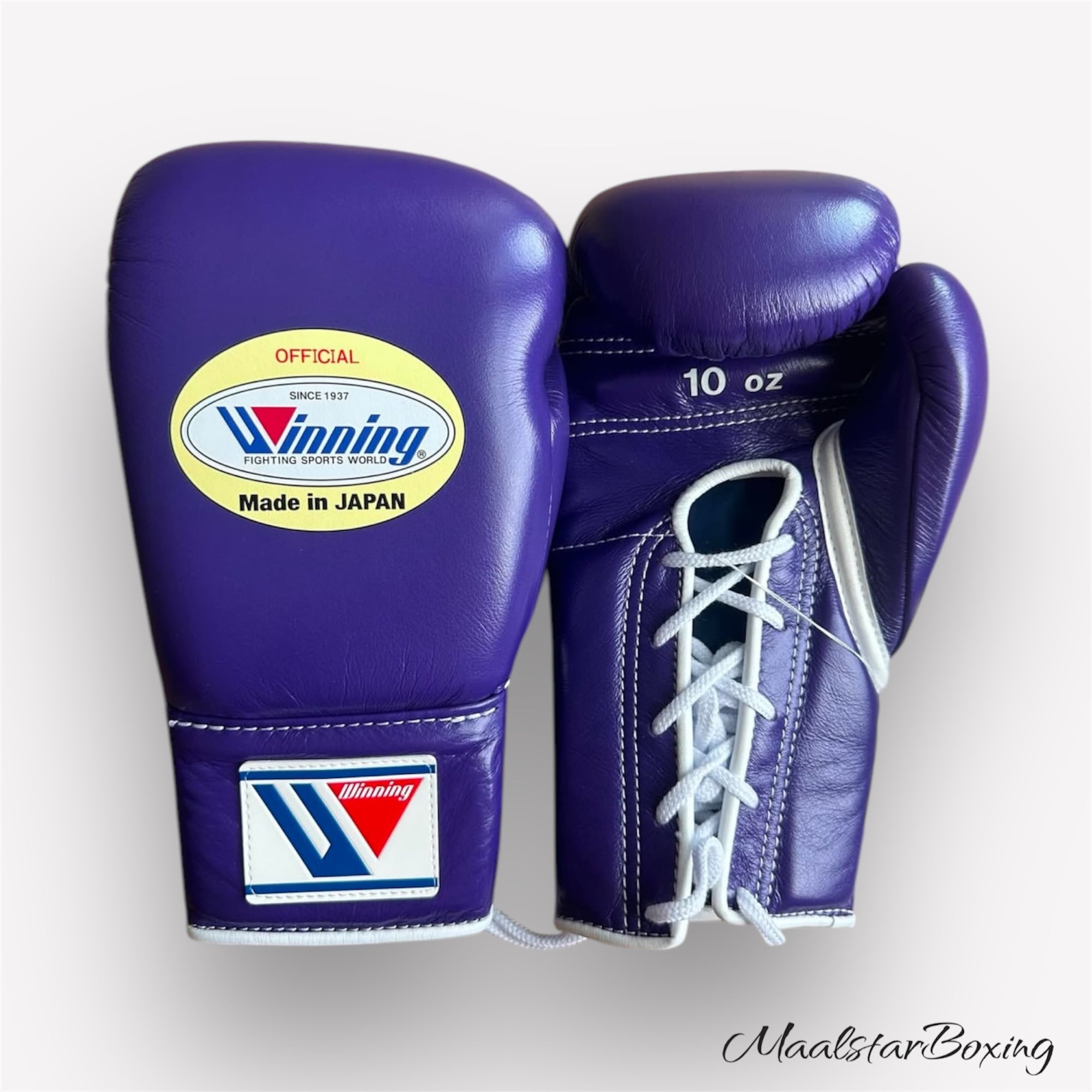 Purple Pro Elite Boxing Gloves | Winnings | Personalise your name | 100% Pure Leather | Best Choice for Fighters | Flat 50 OFF