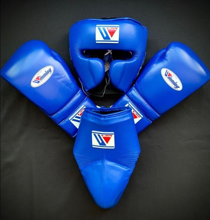 Full Blue Custom Handmade Boxing Sparring Kit | Winning | Premium Quality | Personalise Your Name | Flat 50% OFF