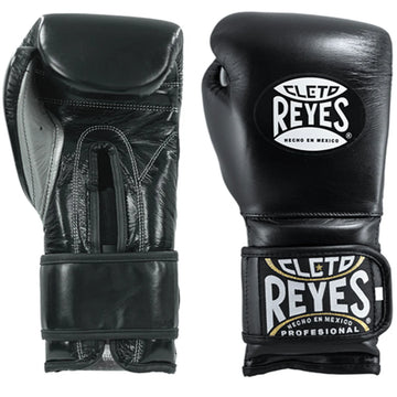 Custom Handmade Black Pro Elite Boxing Gloves | Cleto Reyes | Personalise your name | 100% Pure Leather | Best Choice for Fighters