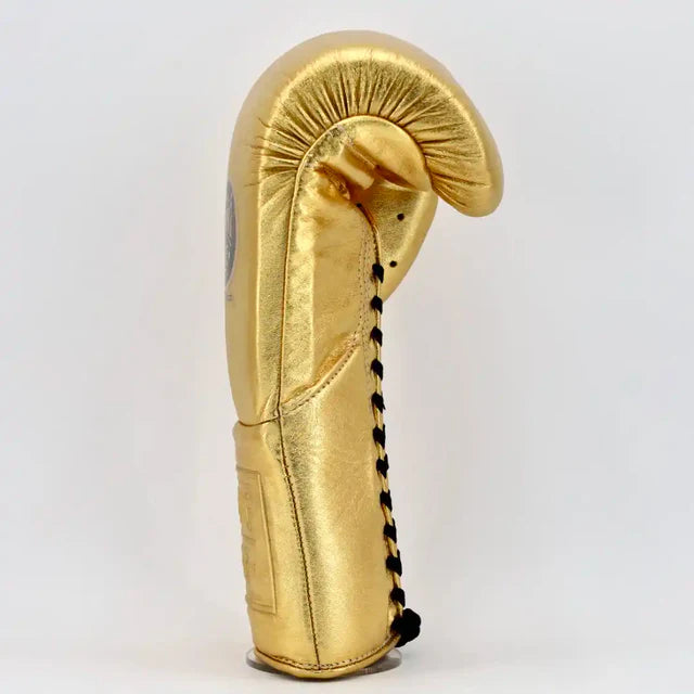 No Boxing No Life Training Gloves - Metallic Gold