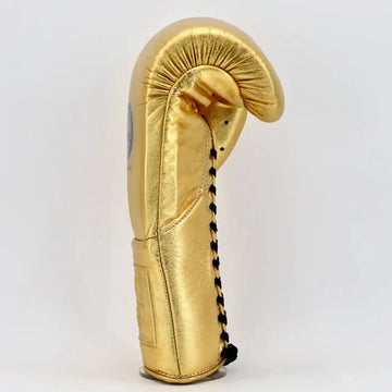 No Boxing No Life Training Gloves - Metallic Gold