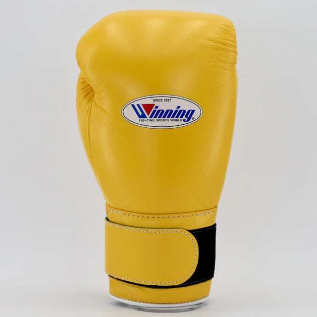 Winning Velcro Training Gloves - Yellow