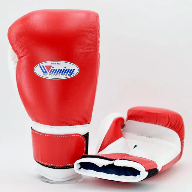 Winning Velcro Training Gloves - Red / White