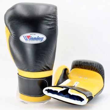 Winning Velcro Training Gloves - Black / Yellow