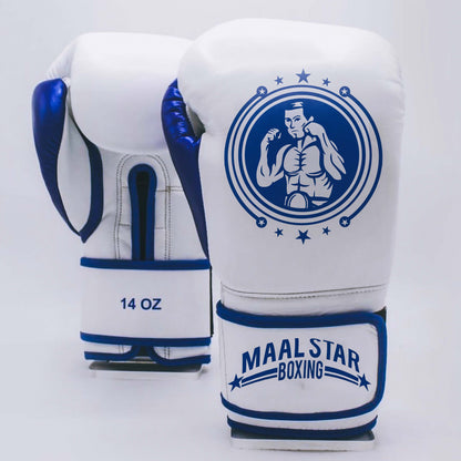 Get at Discount Price Blue and Black Boxing Gloves Online