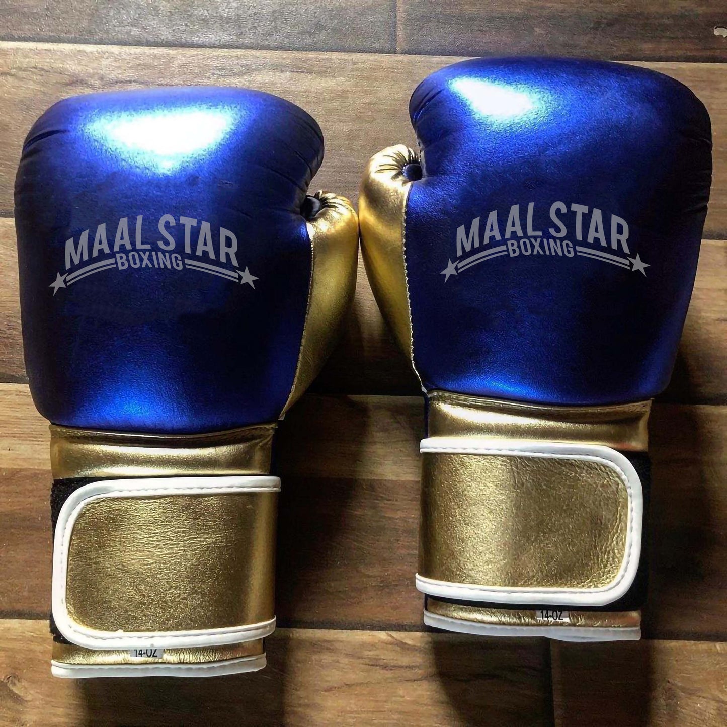 blue winning boxing gloves