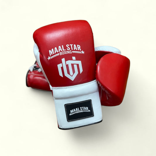 Get Premium Red and White Boxing Gloves Online