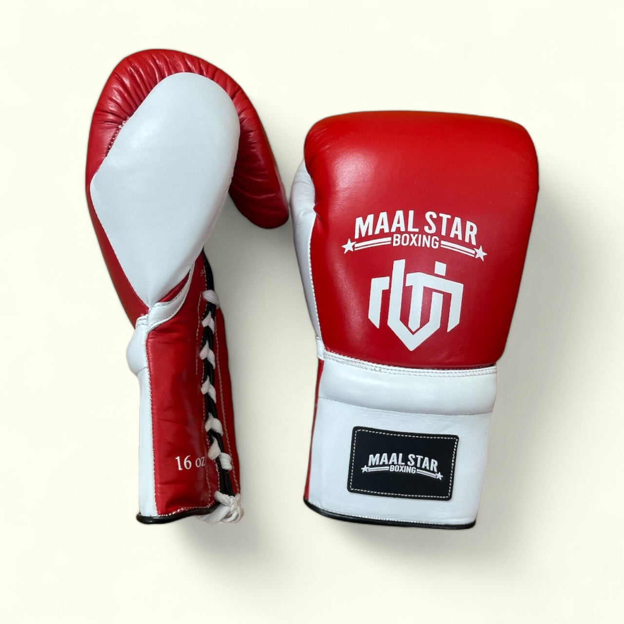 Red and White Pro Elite Boxing Gloves | 100% Pure Leather | Best Choice for Fighters