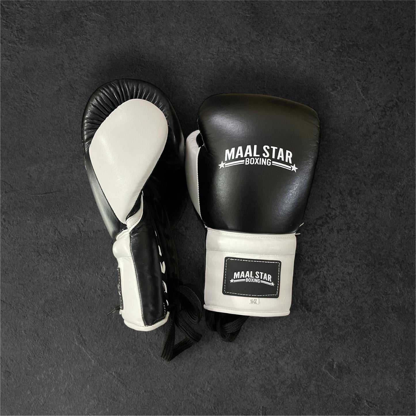 Black and White Boxing Gloves