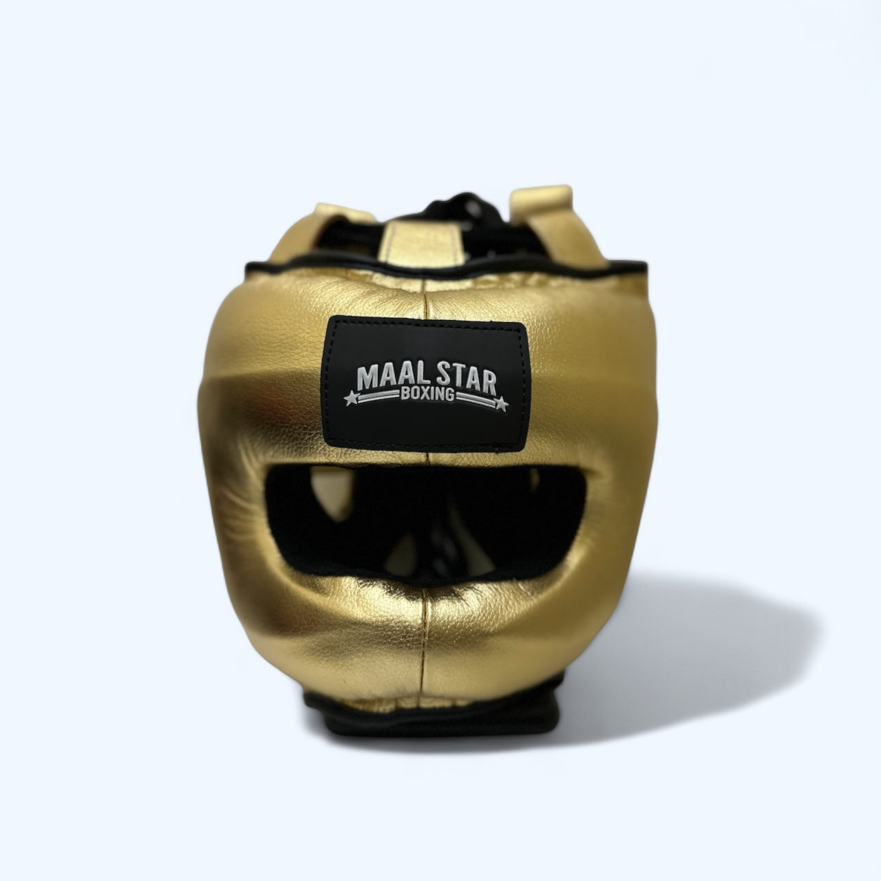 Metallic Gold Headgear | 100% Leather | Adjustable | Available in Multiple Sizes