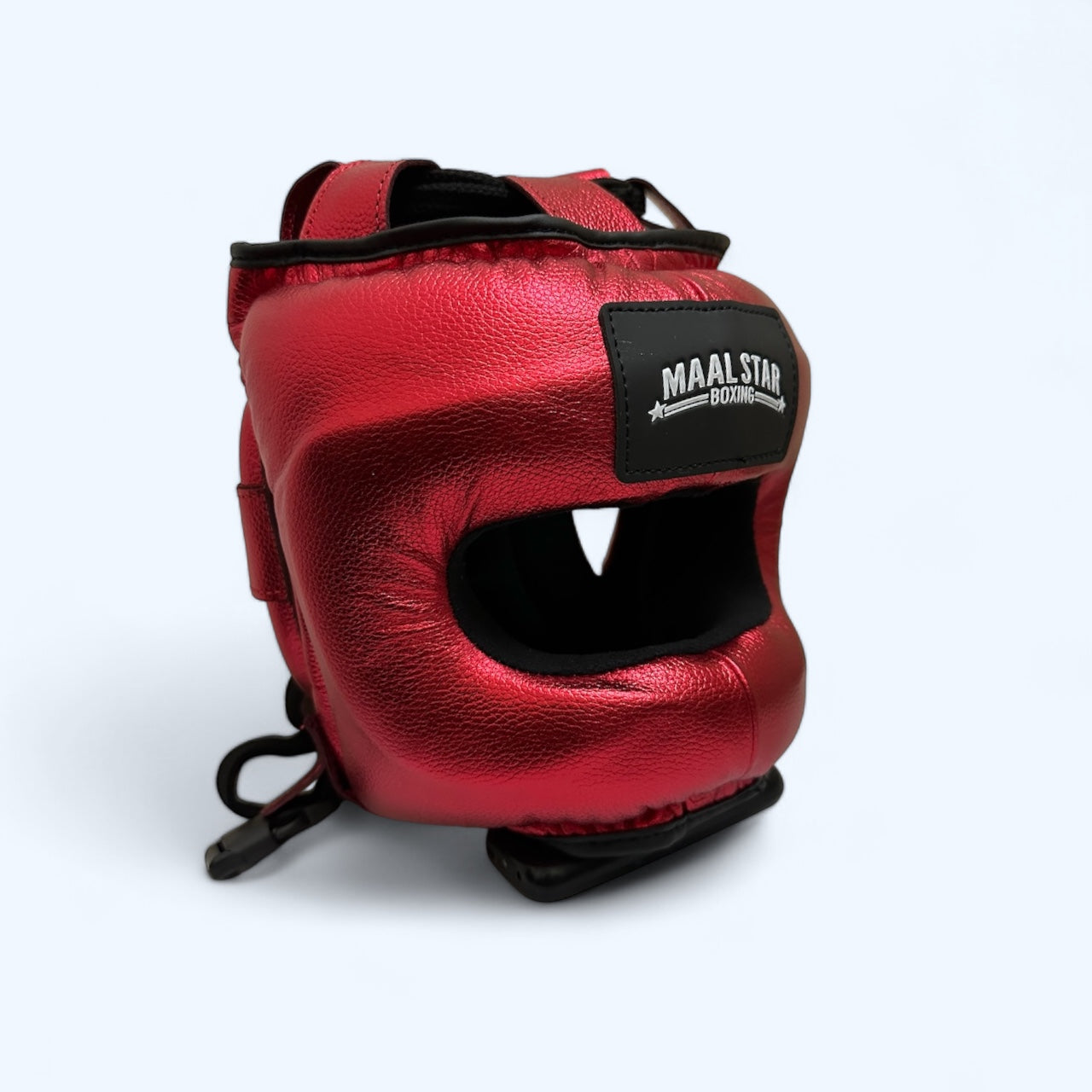 Face Saver Red Boxing Headgear | 100% Pure Leather